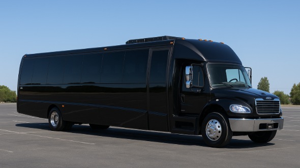 Exterior of Pittsburgh Party Bus Company's 28 Passenger Party Bus in Pittsburgh