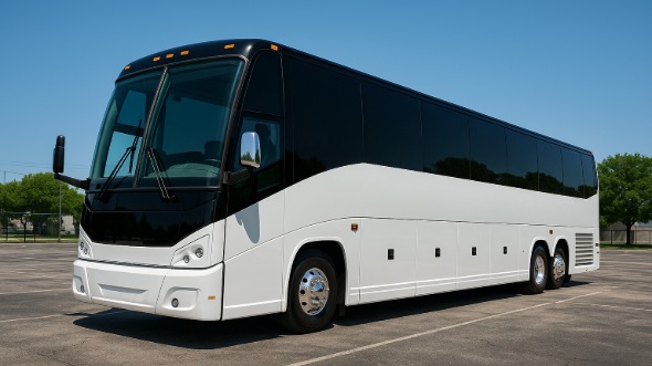 Exterior of Troy Party Bus Company's 40 Passenger Party Bus in Troy