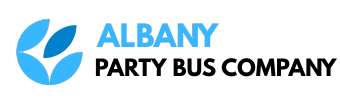 albany party bus company logo
