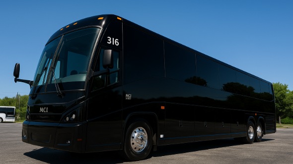 rochester government and military charter bus rental