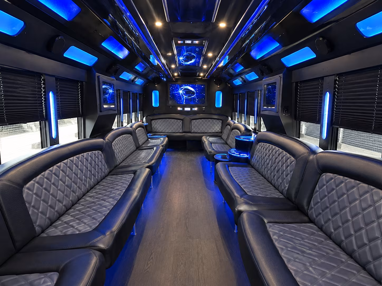 Rochester Birthday, Sweet 16, & Quinceañera Transportation party bus exterior