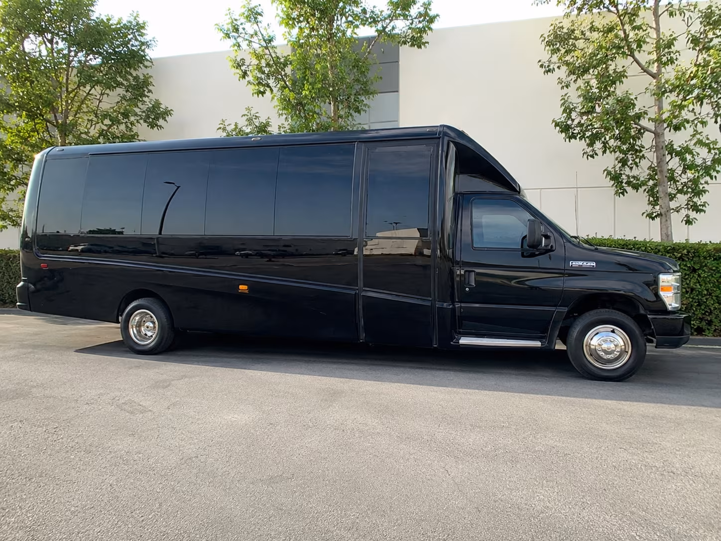 Rochester Corporate Transportation party bus exterior