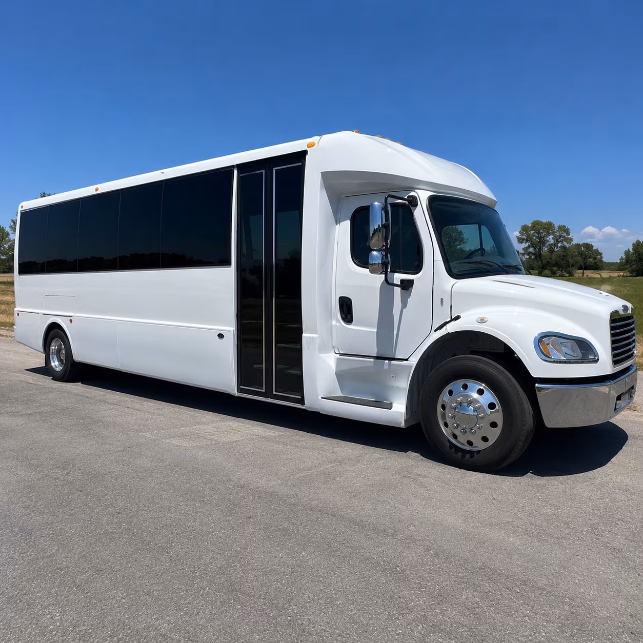 Rochester Corporate Transportation party bus exterior