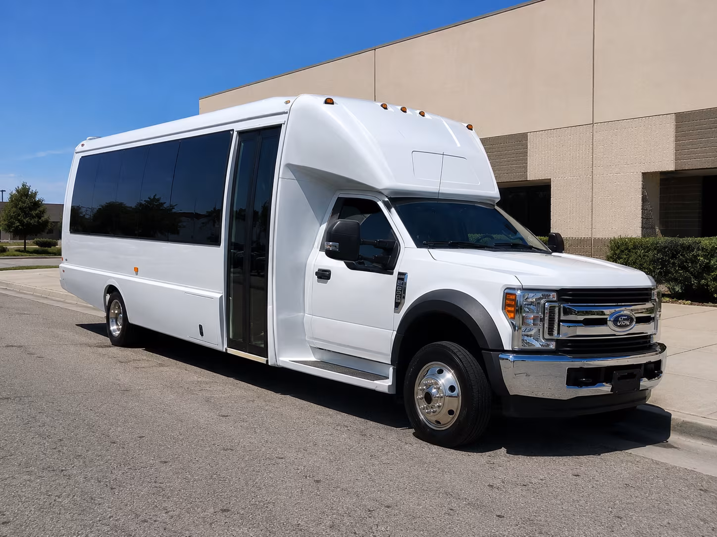 Rochester Corporate Transportation party bus exterior
