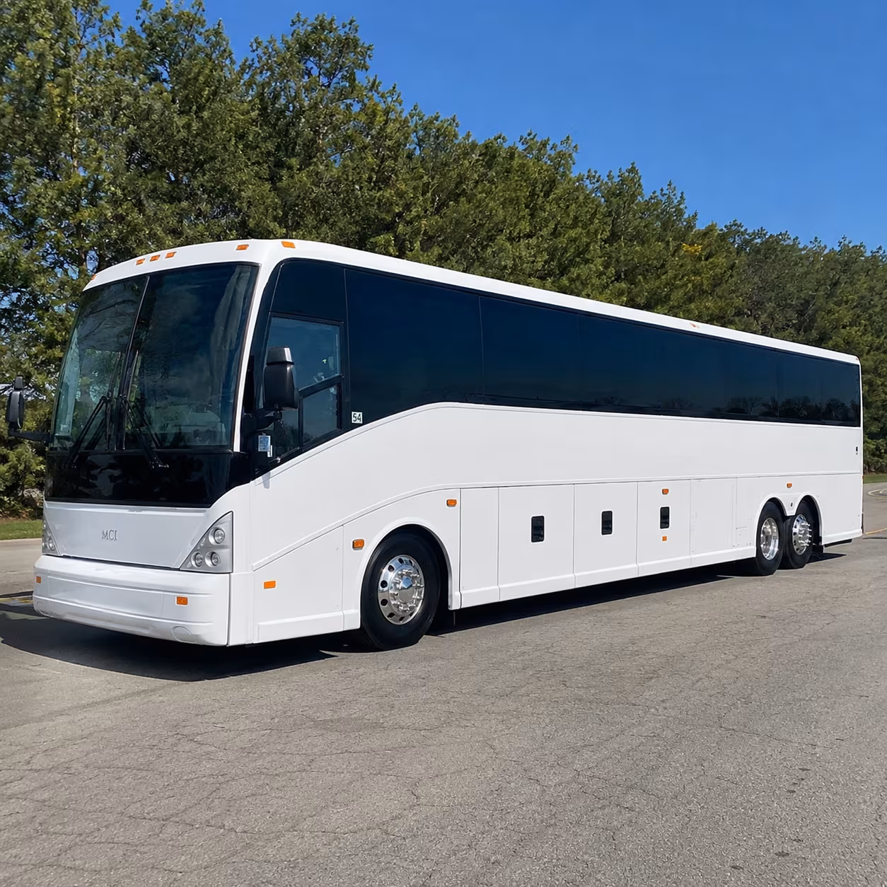 Rochester Corporate Transportation party bus exterior
