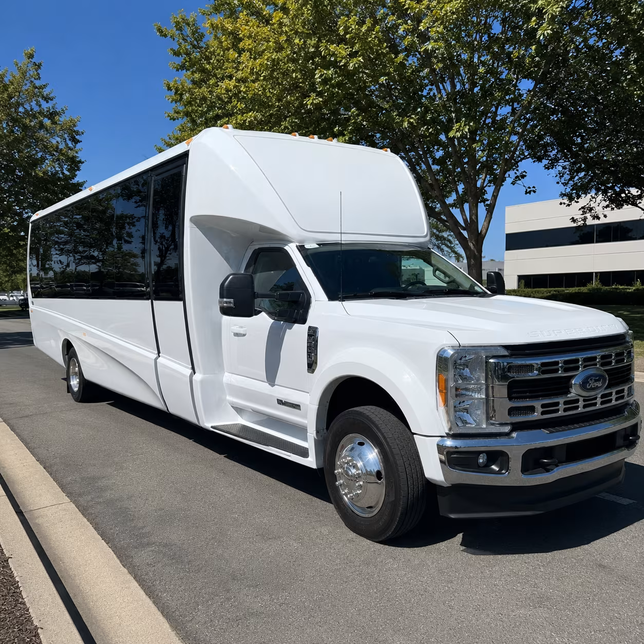 Rochester Corporate Transportation party bus exterior