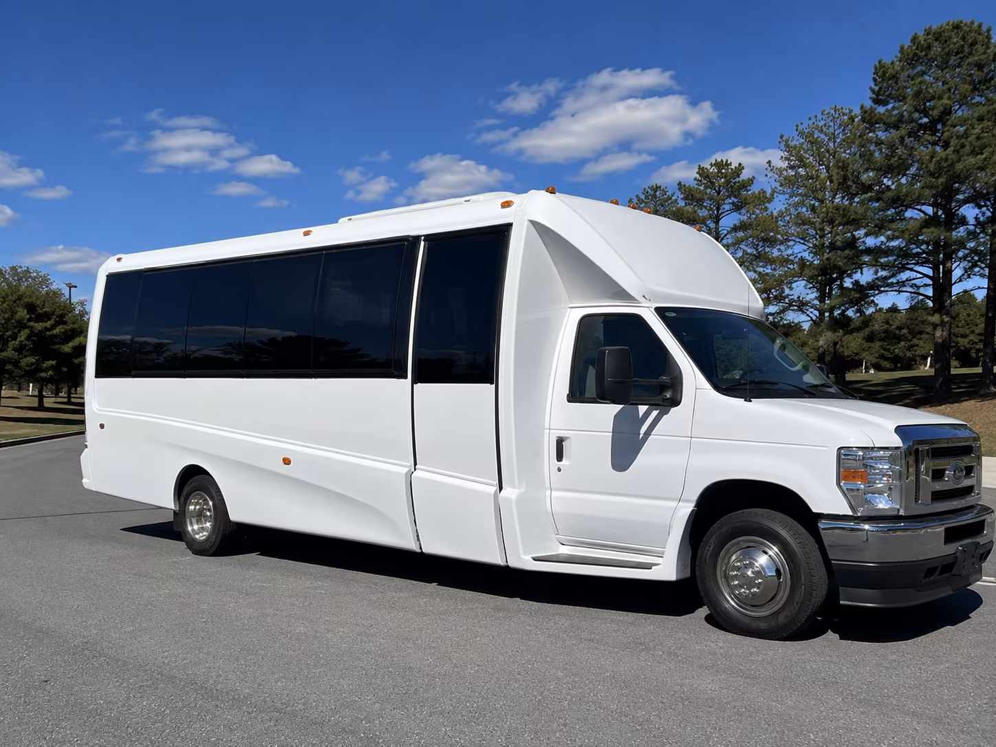 Rochester Private Event Transportation party bus exterior