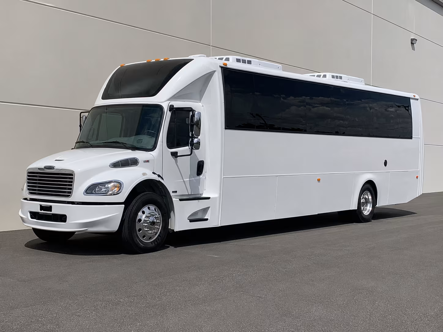 Rochester Prom & Homecoming Transportation party bus exterior