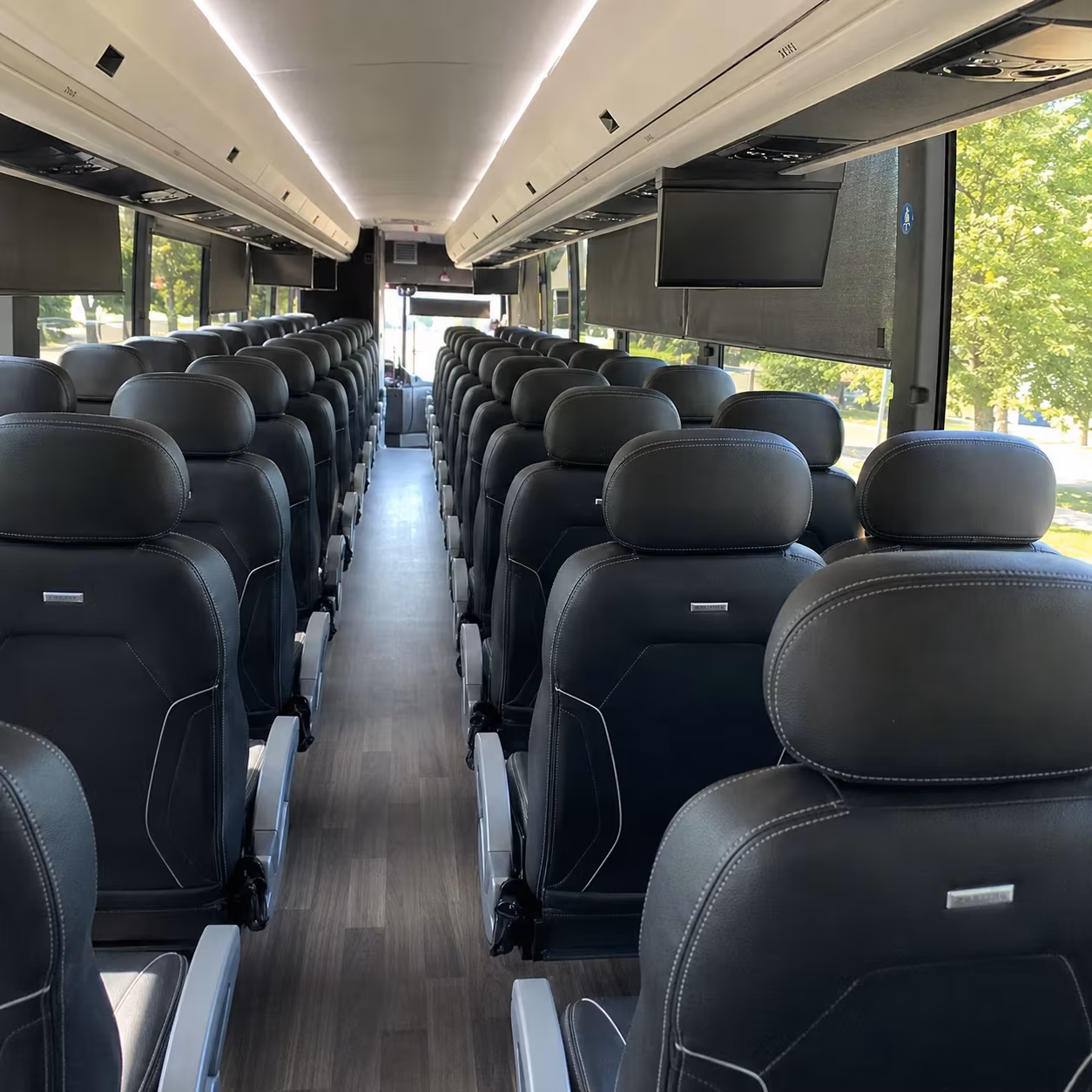 Rochester School Event Transportation party bus exterior