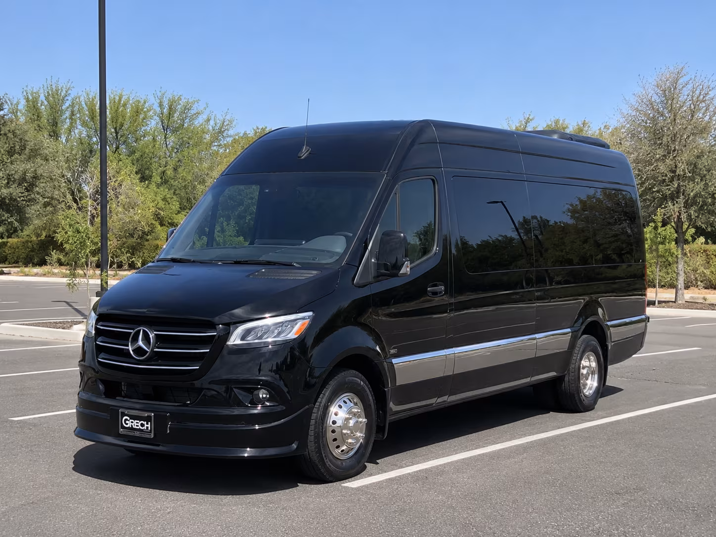Rochester School Event Transportation party bus exterior