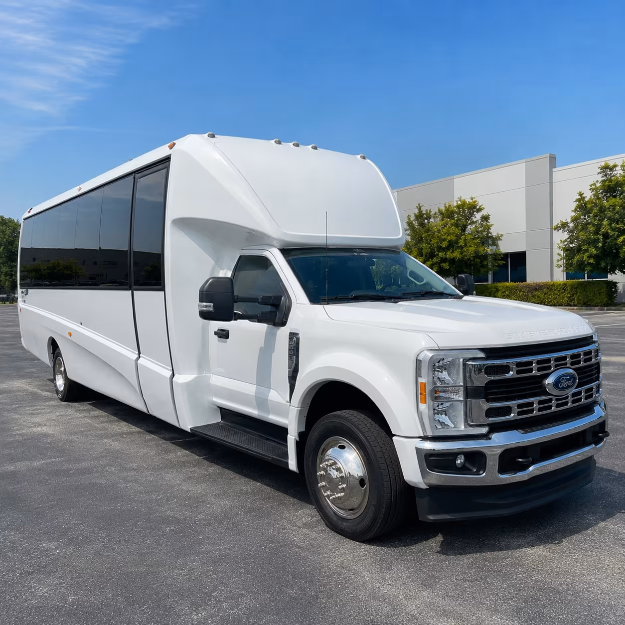 Rochester School Event Transportation party bus exterior