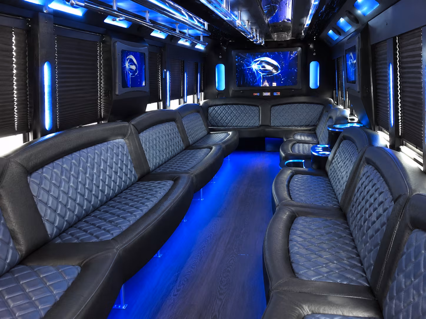 Rochester Winery Tour & Pub Crawl Transportation party bus interior