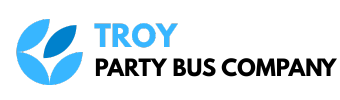 troy party bus company logo